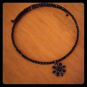 Black adjustable choker
